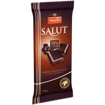 Mauxion Salut Dark Chocolate 100g bestellen? - Koek, snoep, chocolade ...