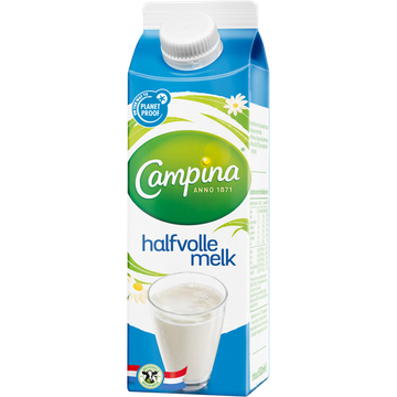 Campina Halfvolle Melk 500ML Bestellen? - Zuivel, Eieren, Boter — Jumbo ...