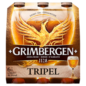 Jumbo Grimbergen - Tripel - Fles - 6 x 300ML aanbieding