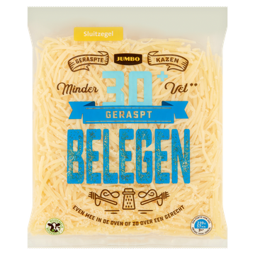 Jumbo Geraspt Belegen Kaas 30+ 150g Bestellen? - Vleeswaren, Kaas En ...