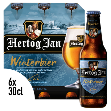 Jumbo Hertog Jan - Winterbier - Fles - 6 x 300ML aanbieding