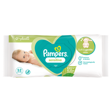 Pampers Sensitive Babydoekjes 1 Verpakkingen = 52 bestellen? - Baby, peuter — Supermarkten