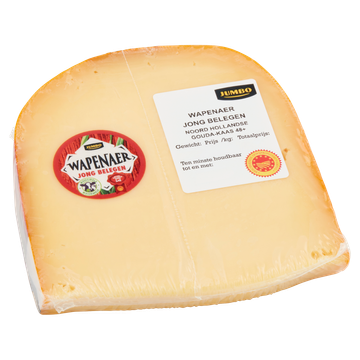 Jumbo Wapenaer Jong Belegen Noord Hollandse Gouda Kaas 48 Ca 414g Bestellen Vleeswaren