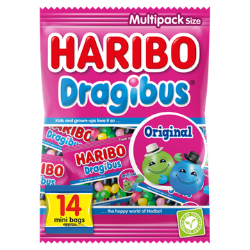 Haribo Dragibus Original Uitdeelzakjes 350g Bestellen Koek Snoep Chocolade En Chips Jumbo