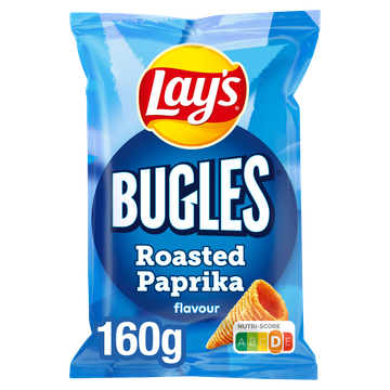 Jumbo Lay's Bugles Roasted Paprika Chips 160gr aanbieding