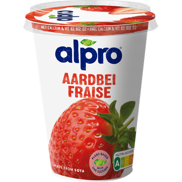 Alpro Plantaardige Variatie Op Yoghurt Aardbei 500g Bestellen? - Zuivel ...