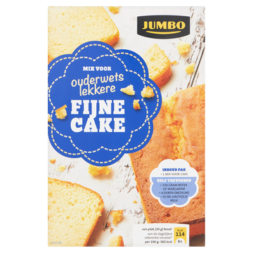 Jumbo Mix voor Ouderwets Lekkere Fijne Cake 400g
