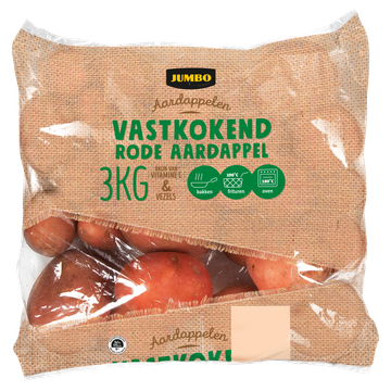 Jumbo Vastkokende Rode Aardappel 3kg