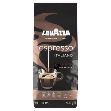 Jumbo Lavazza Espresso Italiano Classico Coffee Beans 500g aanbieding