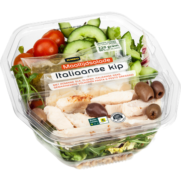 Jumbo Maaltijdsalade Italiaanse Kip 450g Bestellen? - Verse Maaltijden ...