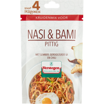 Verstegen Kruidenmix Voor Nasi & Bami Pittig 30g Bestellen ...