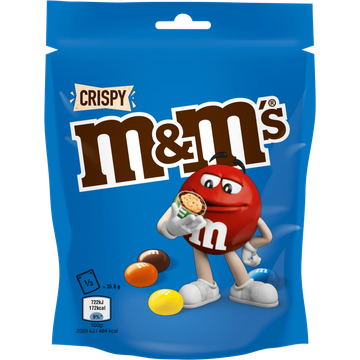 M&M'S Melk Chocolade Crispy Snoepjes Zak Klein bij Jumbo