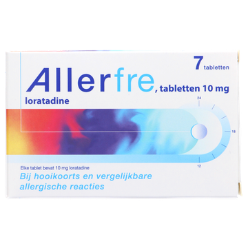 Allerfre Tabletten bij hooikoorts of allergie 10mg, 7 stuks bestellen ...