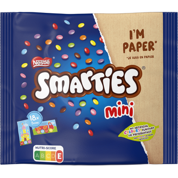 Smarties Mini Melk Chocolade Uitdeelzak