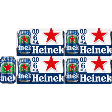 Heineken - Premium Pilsener 0.0% - Blik - 4 x 6 x 330ML bestellen ...