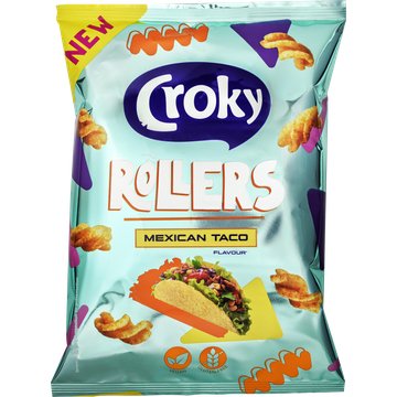 Jumbo Croky Rollers Mexican Taco Flavour 100g aanbieding