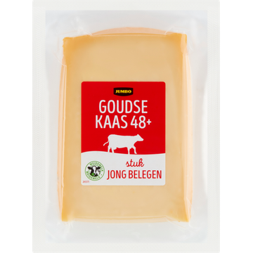 Jumbo Goudse Kaas 48+ Jong Belegen Stuk 450g Bestellen? - Vleeswaren ...