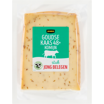 Jumbo Goudse Kaas 48+ Komijn Jong Belegen Stuk 450g Bestellen ...