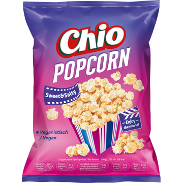 Jumbo Chio Popcorn Sweet & Salty 150g aanbieding