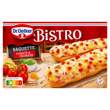 Dr. Oetker Bistro classique baguette tomate & fromage 2 x 125g