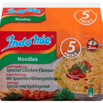 Indomie Instant Noodles Soup Special Chicken Flavour 5x75g